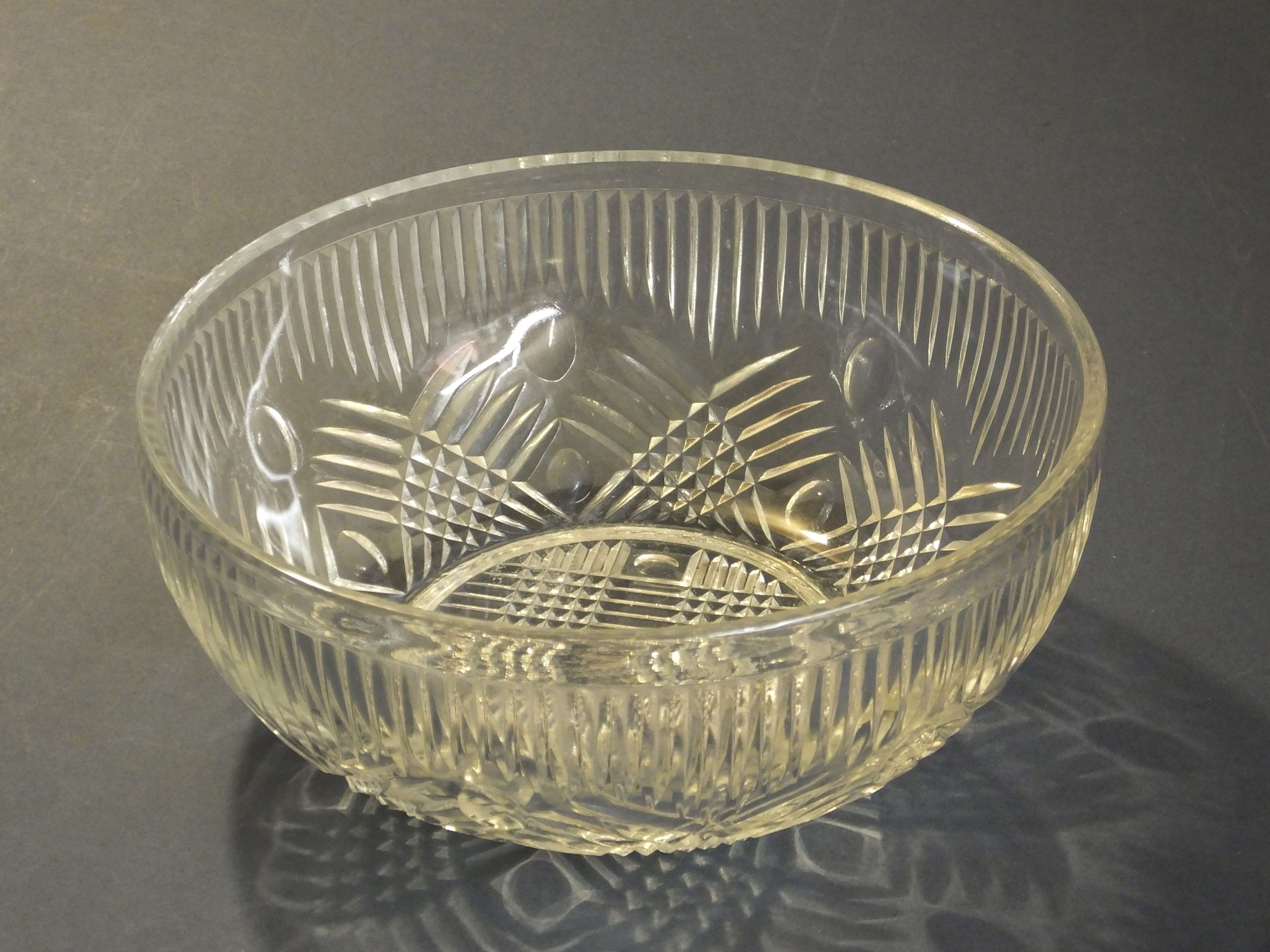 Chance Glass Britannia Fruit Bowl.1940s. Bill Bagley Glass