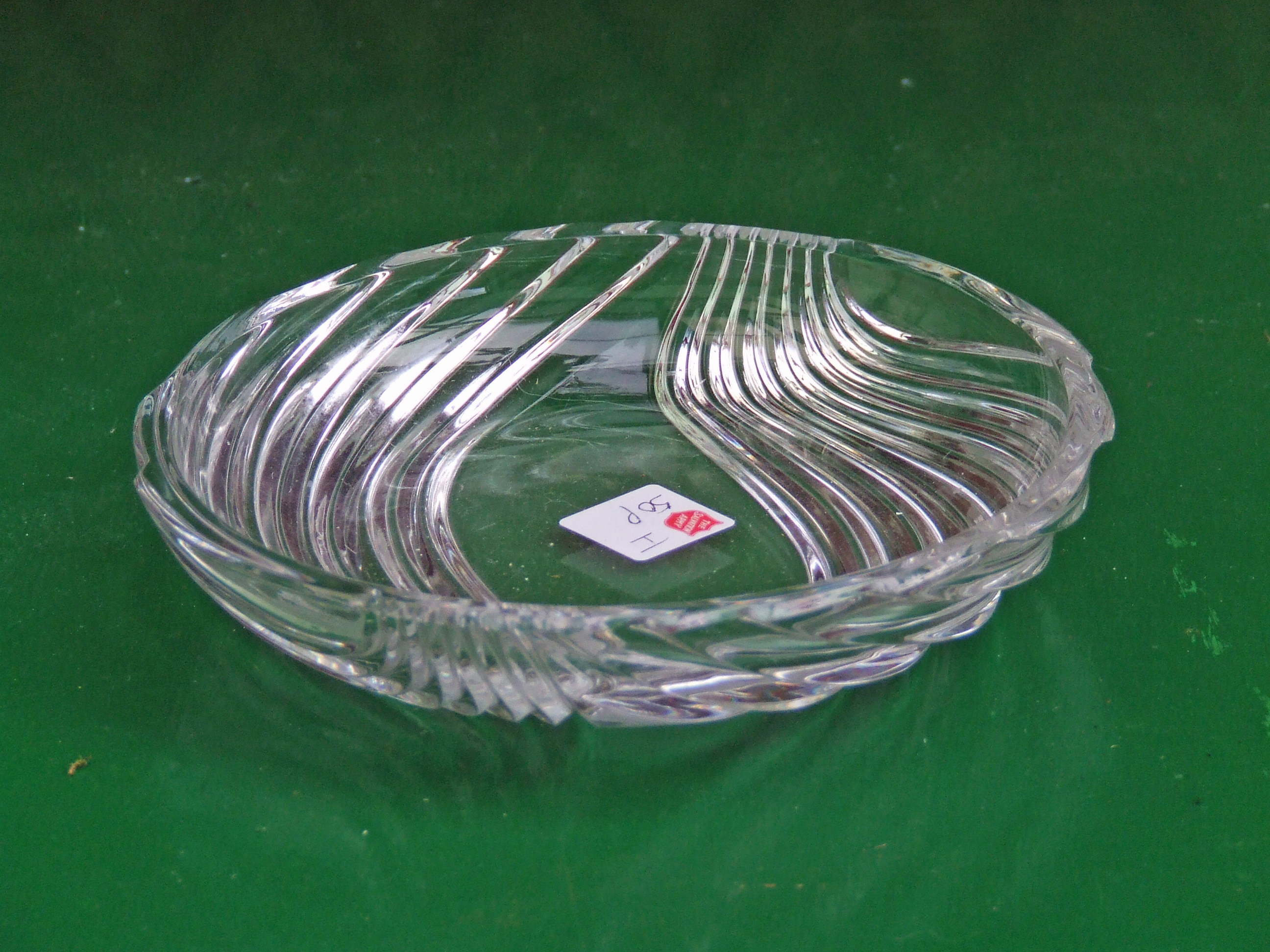 Glass plate with saw cut edge Bill Bagley Glass