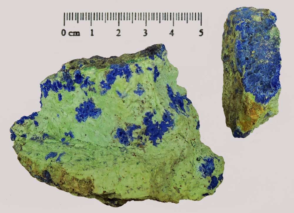 Azurite, Burra Burra. Bill Bagley Rocks and Minerals