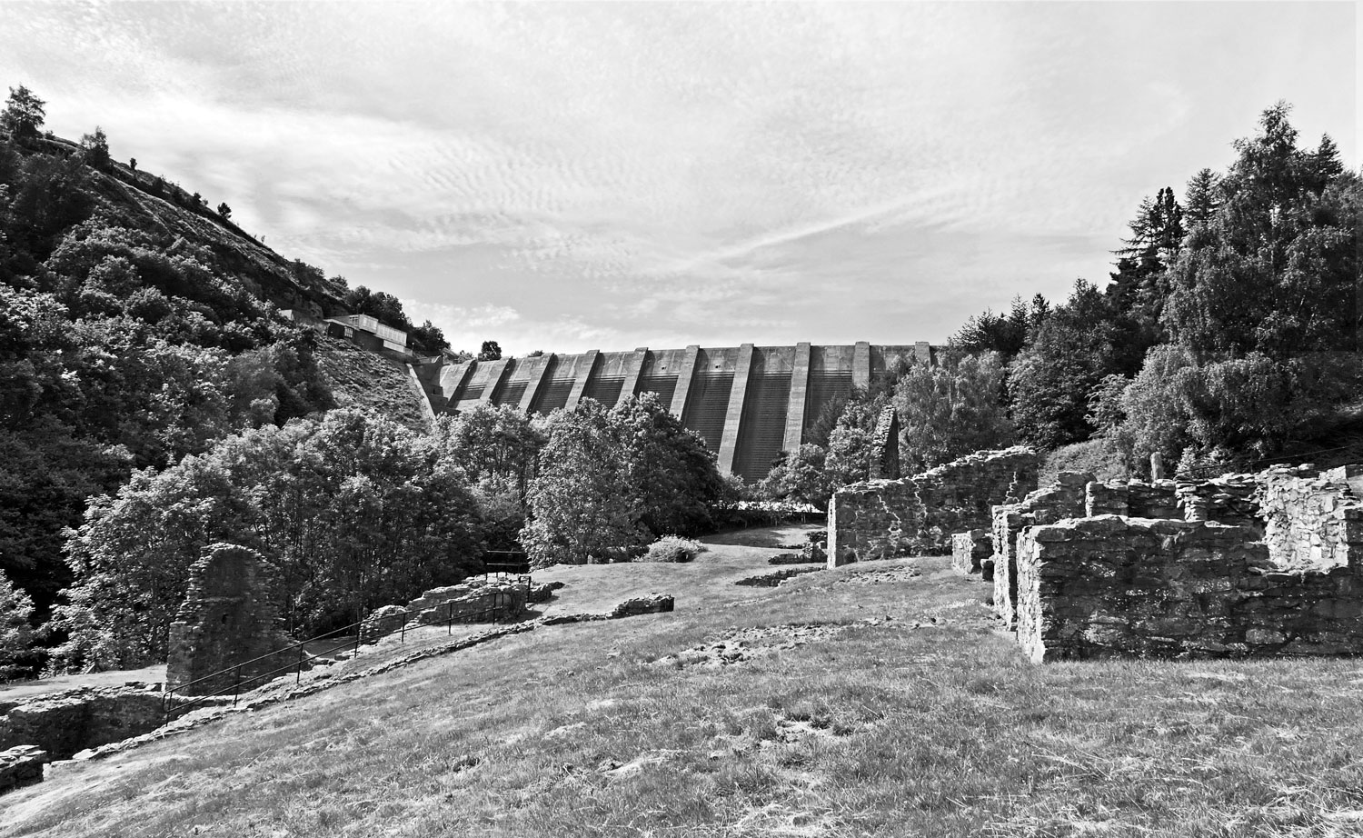 BRYNTAIL MINE and CLYWEDOG DAM. Bill Bagley Photography