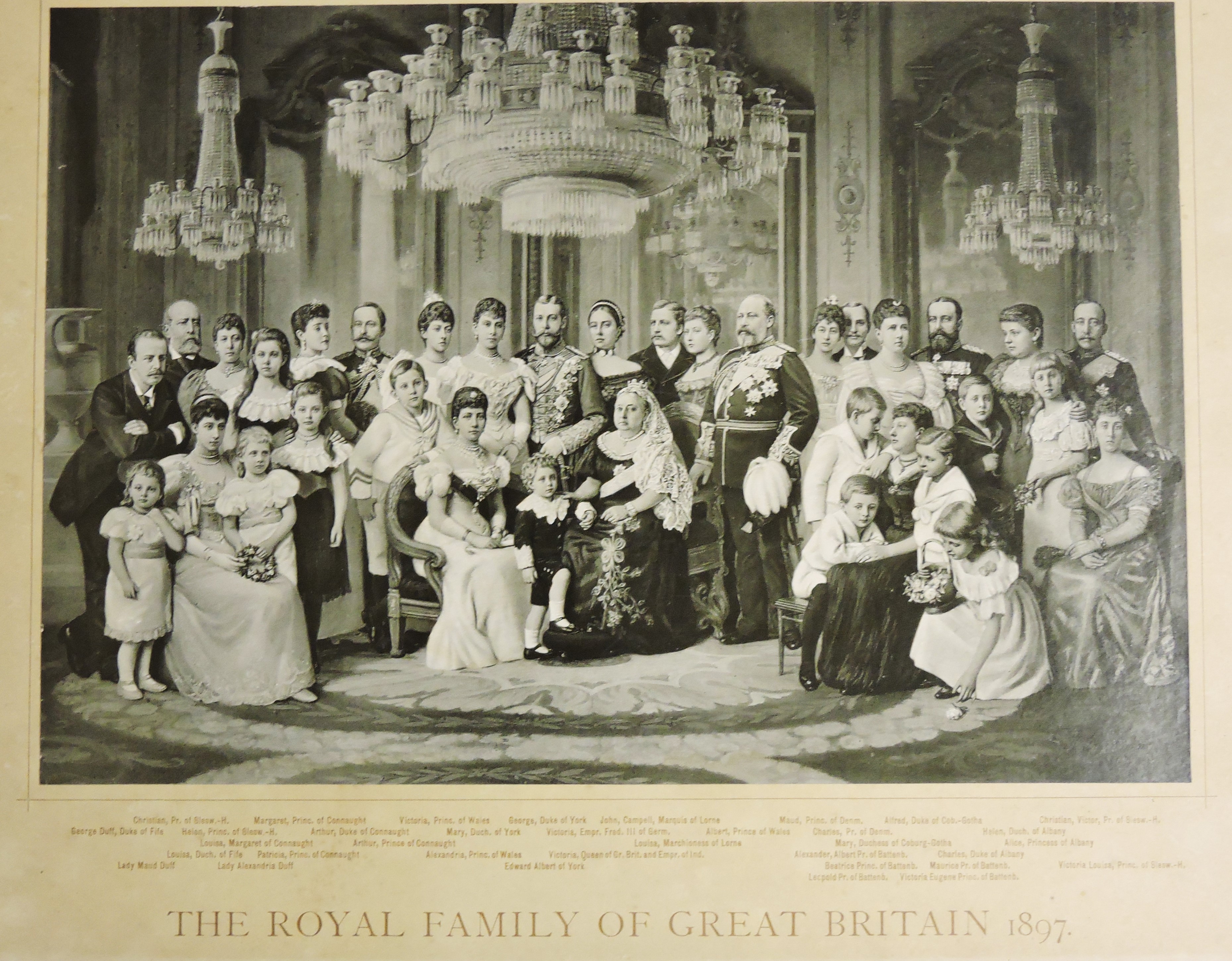 The Royal Family of Great Britain 1897 Bill Bagley Rocks and Minerals