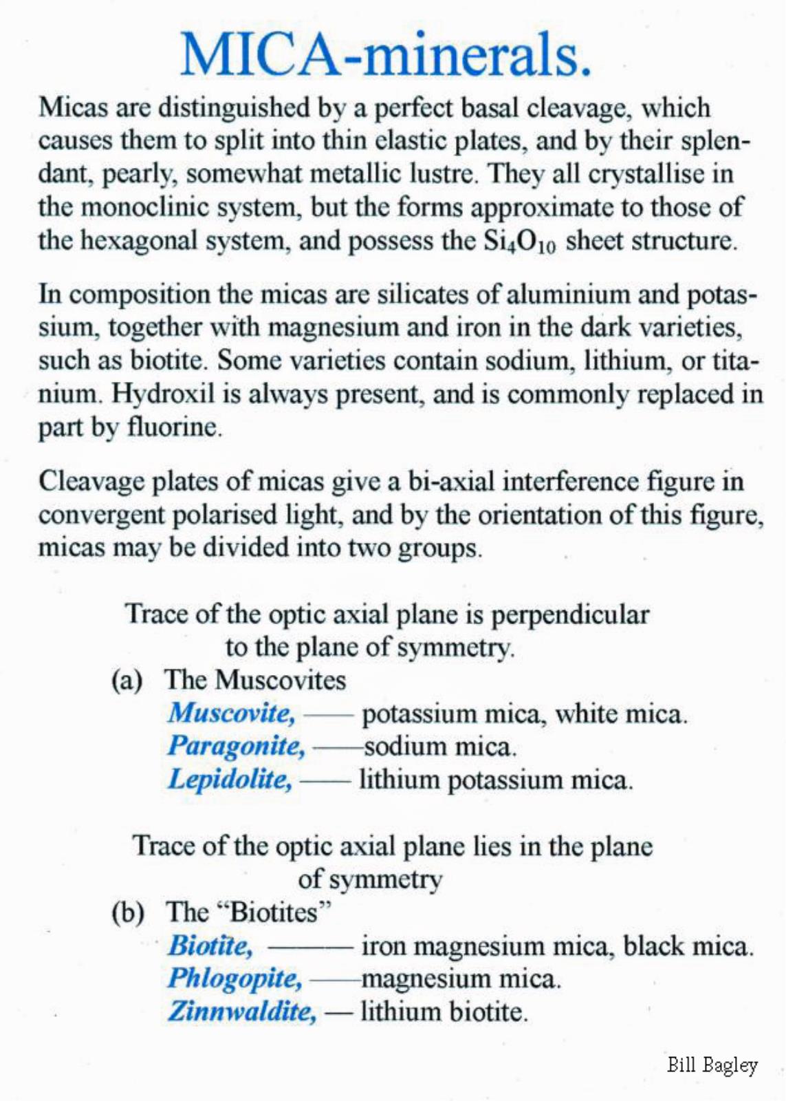 Mica - Minerals Bills Publications